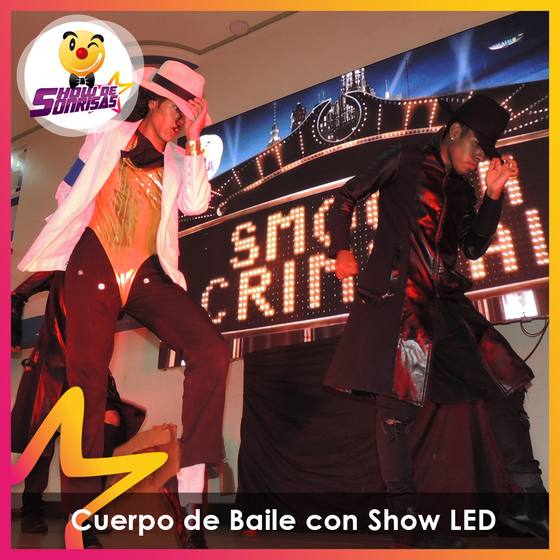 Cuerpo de baile con show LED